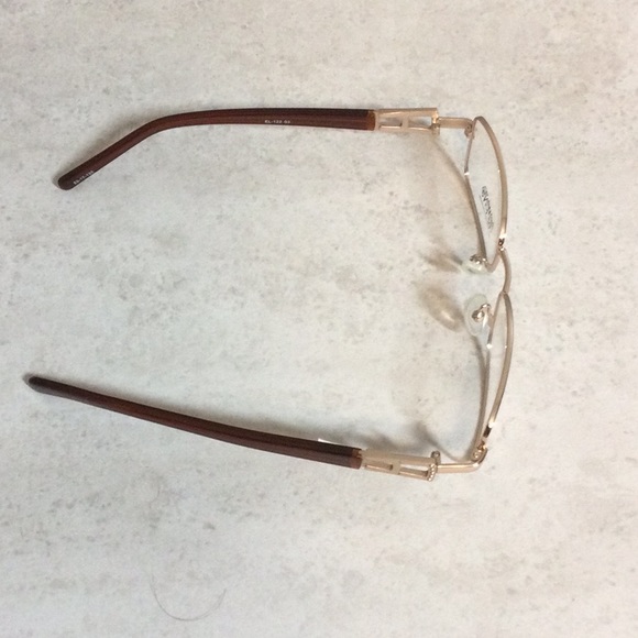 NWT Elements gold metal eyeglasses new old stock - Picture 6 of 16